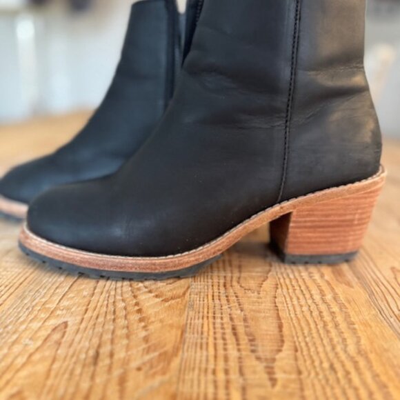 Patina Leather Booties US Size 8 EU 38 - Picture 3 of 5